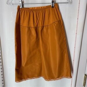 Vintage Burnt Orange Formfit Rogers Half Slip